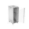 19" VOLNĚ STOJÍCÍ RACKOVÁ SKŘÍŇ 42U/800X1000 (FLAT PACK) S PROSKLENÝMI DVEŘMI LCD ŠEDÁ  V2