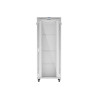 19" VOLNĚ STOJÍCÍ RACKOVÁ SKŘÍŇ 42U/800X1000 (FLAT PACK) S PROSKLENÝMI DVEŘMI LCD ŠEDÁ  V2