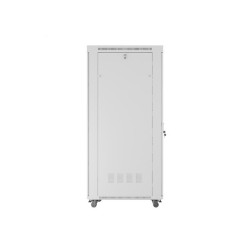 19" VOLNĚ STOJÍCÍ RACKOVÁ SKŘÍŇ 42U/800X1000 (FLAT PACK) S PROSKLENÝMI DVEŘMI LCD ŠEDÁ  V2