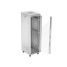 19" VOLNĚ STOJÍCÍ RACKOVÁ SKŘÍŇ 42U/600X800 (FLAT PACK) S PROSKLENÝMI DVEŘMI LCD ŠEDÁ  V2