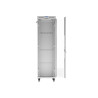 19" VOLNĚ STOJÍCÍ RACKOVÁ SKŘÍŇ 42U/600X800 (FLAT PACK) S PROSKLENÝMI DVEŘMI LCD ŠEDÁ  V2