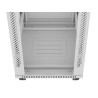 19" VOLNĚ STOJÍCÍ RACKOVÁ SKŘÍŇ 42U/600X800 (FLAT PACK) S PROSKLENÝMI DVEŘMI LCD ŠEDÁ  V2