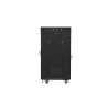 19" VOLNĚ STOJÍCÍ RACKOVÁ SKŘÍŇ 22U/600X600 (FLAT PACK) S PROSKLENÝMI DVEŘMI LCD ČERNÁ  V2