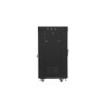 19" VOLNĚ STOJÍCÍ RACKOVÁ SKŘÍŇ 22U/600X600 (FLAT PACK) S PROSKLENÝMI DVEŘMI LCD ČERNÁ  V2