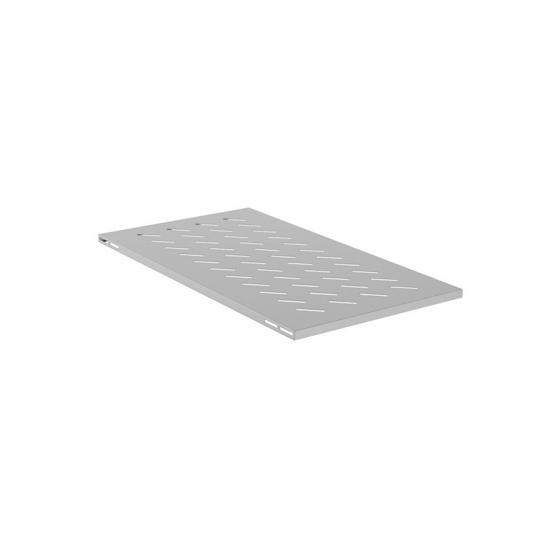 POLICE PRO 19" SKŘÍNĚ 1000MM ŠEDÁ  (1U/480X870MM NOSNOST DO 120KG, 4BODOVÁ MONTÁŽ)