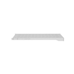 POLICE PRO 19" SKŘÍNĚ 1000MM ŠEDÁ  (1U/483X700MM NOSNOST DO 25KG, 4BODOVÁ MONTÁŽ)