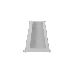 KARTÁČOVÝ PANEL PRO 19" STOJANOVOU SKŘÍŇ FF01 S LCD NAMONTOVANÝM V KABELOVÝCH PRŮCHODKÁCH  GREY