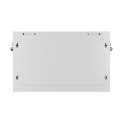 INSTALAČNÍ STOJAN 19" 6U 600X450 ŠEDÉ PERFOROVANÉ DVEŘE  (PLOCHÉ BALENÍ)