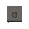 RACKOVÁ SKŘÍŇ 10" NÁSTĚNNÁ 4U/300X300 (FLAT PACK) S PROSKLENÝMI DVEŘMI ČERNÁ