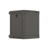 RACKOVÁ SKŘÍŇ 10" PRO MONTÁŽ NA STĚNU 6U/300X300 (FLAT PACK) S PROSKLENÝMI DVEŘMI ČERNÁ