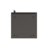 RACKOVÁ SKŘÍŇ 10" PRO MONTÁŽ NA STĚNU 6U/300X300 (FLAT PACK) S PROSKLENÝMI DVEŘMI ČERNÁ