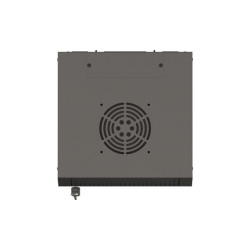 RACKOVÁ SKŘÍŇ 10" NÁSTĚNNÁ 9U/300X300 (FLAT PACK) S PROSKLENÝMI DVEŘMI ČERNÁ