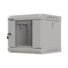 RACKOVÁ SKŘÍŇ 10" NÁSTĚNNÁ 4U/300X300 (FLAT PACK) S PROSKLENÝMI DVEŘMI ŠEDÁ
