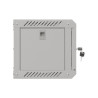 RACKOVÁ SKŘÍŇ 10" NÁSTĚNNÁ 4U/300X300 (FLAT PACK) S PROSKLENÝMI DVEŘMI ŠEDÁ