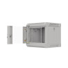 RACKOVÁ SKŘÍŇ 10" NÁSTĚNNÁ 4U/300X300 (FLAT PACK) S PROSKLENÝMI DVEŘMI ŠEDÁ