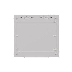 RACKOVÁ SKŘÍŇ 10" NÁSTĚNNÁ 4U/300X300 (FLAT PACK) S PROSKLENÝMI DVEŘMI ŠEDÁ