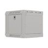 RACKOVÁ SKŘÍŇ 10" NÁSTĚNNÁ 4U/300X300 (FLAT PACK) S PROSKLENÝMI DVEŘMI ŠEDÁ
