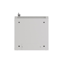 RACKOVÁ SKŘÍŇ 10" NÁSTĚNNÁ 4U/300X300 (FLAT PACK) S PROSKLENÝMI DVEŘMI ŠEDÁ