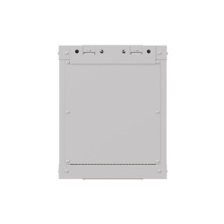 RACKOVÁ SKŘÍŇ 10" NÁSTĚNNÁ 6U/300X300 (FLAT PACK) S PROSKLENÝMI DVEŘMI ŠEDÁ