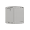 RACKOVÁ SKŘÍŇ 10" NÁSTĚNNÁ 6U/300X300 (FLAT PACK) S PROSKLENÝMI DVEŘMI ŠEDÁ