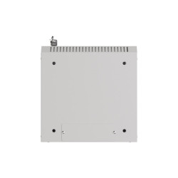 RACKOVÁ SKŘÍŇ 10" NÁSTĚNNÁ 6U/300X300 (FLAT PACK) S PROSKLENÝMI DVEŘMI ŠEDÁ