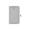 RACKOVÁ SKŘÍŇ 10" NÁSTĚNNÁ 9U/300X300 (FLAT PACK) S PROSKLENÝMI DVEŘMI ŠEDÁ