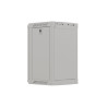 RACKOVÁ SKŘÍŇ 10" NÁSTĚNNÁ 9U/300X300 (FLAT PACK) S PROSKLENÝMI DVEŘMI ŠEDÁ