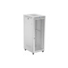 19" VOLNĚ STOJÍCÍ RACKOVÁ SKŘÍŇ 42U/800X1000 (FLAT PACK) SE SÍŤOVANÝMI DVEŘMI LCD ŠEDÁ