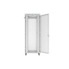 19" VOLNĚ STOJÍCÍ RACKOVÁ SKŘÍŇ 42U/800X1000 (FLAT PACK) SE SÍŤOVANÝMI DVEŘMI LCD ŠEDÁ