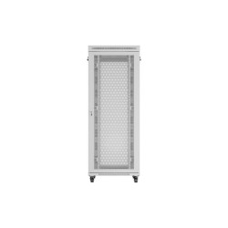19" VOLNĚ STOJÍCÍ RACKOVÁ SKŘÍŇ 42U/800X1000 (FLAT PACK) SE SÍŤOVANÝMI DVEŘMI LCD ŠEDÁ