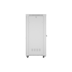 19" VOLNĚ STOJÍCÍ RACKOVÁ SKŘÍŇ 42U/800X1000 (FLAT PACK) SE SÍŤOVANÝMI DVEŘMI LCD ŠEDÁ