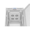 19" VOLNĚ STOJÍCÍ RACKOVÁ SKŘÍŇ 42U/600X800 (FLAT PACK) SE SÍŤOVANÝMI DVEŘMI LCD ŠEDÁ