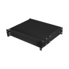 19" ZÁSUVKA 2U/483X360MM MAX. NOSNOST DO 90 KG 4BODOVÁ MONTÁŽ ČERNÁ