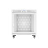 RACKOVÁ SKŘÍŇ 19" VOLNĚ STOJÍCÍ 15U/800X1000 (FLAT PACK) SE SÍŤOVÝMI DVEŘMI LCD ŠEDÁ