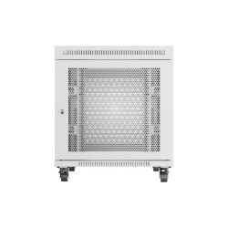 RACKOVÁ SKŘÍŇ 19" VOLNĚ STOJÍCÍ 15U/800X1000 (FLAT PACK) SE SÍŤOVÝMI DVEŘMI LCD ŠEDÁ