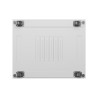 RACKOVÁ SKŘÍŇ 19" VOLNĚ STOJÍCÍ 15U/800X1000 (FLAT PACK) SE SÍŤOVÝMI DVEŘMI LCD ŠEDÁ