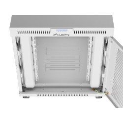 RACKOVÁ SKŘÍŇ 19" VOLNĚ STOJÍCÍ 15U/800X1000 (FLAT PACK) SE SÍŤOVÝMI DVEŘMI LCD ŠEDÁ