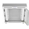 RACKOVÁ SKŘÍŇ 19" VOLNĚ STOJÍCÍ 15U/800X1000 (FLAT PACK) SE SÍŤOVÝMI DVEŘMI LCD ŠEDÁ