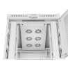 RACKOVÁ SKŘÍŇ 19" VOLNĚ STOJÍCÍ 15U/800X1000 (FLAT PACK) SE SÍŤOVÝMI DVEŘMI LCD ŠEDÁ