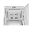 RACKOVÁ SKŘÍŇ 19" VOLNĚ STOJÍCÍ 27U/600X800 (FLAT PACK) SE SÍŤOVANÝMI DVEŘMI LCD ŠEDÁ
