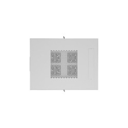 RACKOVÁ SKŘÍŇ 19" VOLNĚ STOJÍCÍ 27U/600X800 (FLAT PACK) SE SÍŤOVANÝMI DVEŘMI LCD ŠEDÁ