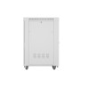 RACKOVÁ SKŘÍŇ 19" VOLNĚ STOJÍCÍ 27U/800X1000 (FLAT PACK) SE SÍŤOVÝMI DVEŘMI LCD ŠEDÁ