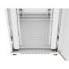 RACKOVÁ SKŘÍŇ 19" VOLNĚ STOJÍCÍ 27U/800X1000 (FLAT PACK) SE SÍŤOVÝMI DVEŘMI LCD ŠEDÁ