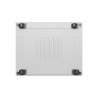 RACKOVÁ SKŘÍŇ 19" VOLNĚ STOJÍCÍ 27U/800X1000 (FLAT PACK) SE SÍŤOVÝMI DVEŘMI LCD ŠEDÁ