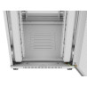 RACKOVÁ SKŘÍŇ 19" VOLNĚ STOJÍCÍ 27U/800X1000 (FLAT PACK) SE SÍŤOVÝMI DVEŘMI LCD ŠEDÁ