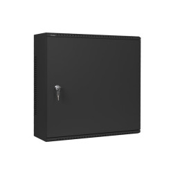 19" RACKOVÁ SKŘÍŇ PRO MONTÁŽ NA STĚNU 6U+3U/540X200 NÍZKOPROFILOVÁ ČERNÁ  (SMONTOVANÁ)