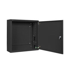 19" RACKOVÁ SKŘÍŇ PRO MONTÁŽ NA STĚNU 6U+3U/540X200 NÍZKOPROFILOVÁ ČERNÁ  (SMONTOVANÁ)