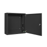 19" RACKOVÁ SKŘÍŇ PRO MONTÁŽ NA STĚNU 6U+3U/540X200 NÍZKOPROFILOVÁ ČERNÁ  (SMONTOVANÁ)