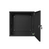 19" RACKOVÁ SKŘÍŇ PRO MONTÁŽ NA STĚNU 6U+3U/540X200 NÍZKOPROFILOVÁ ČERNÁ  (SMONTOVANÁ)