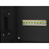 19" RACKOVÁ SKŘÍŇ PRO MONTÁŽ NA STĚNU 6U+3U/540X200 NÍZKOPROFILOVÁ ČERNÁ  (SMONTOVANÁ)